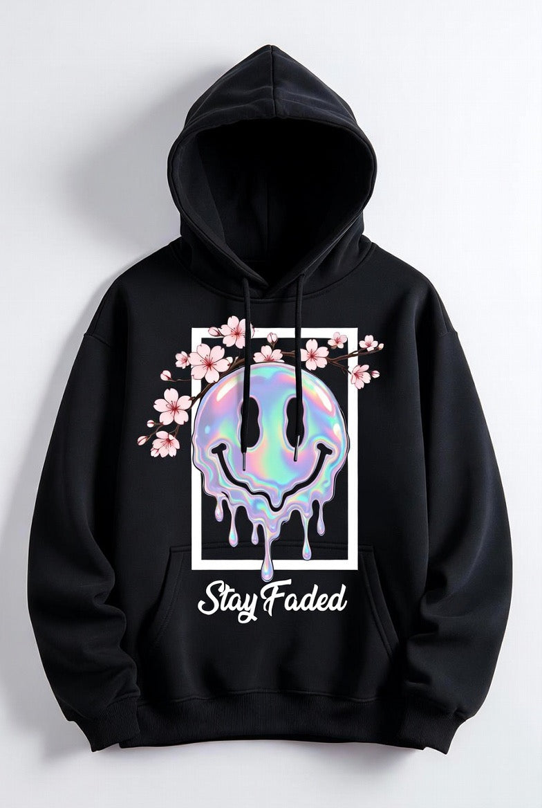 Stay Faded Unisex Essential Hoodie Black